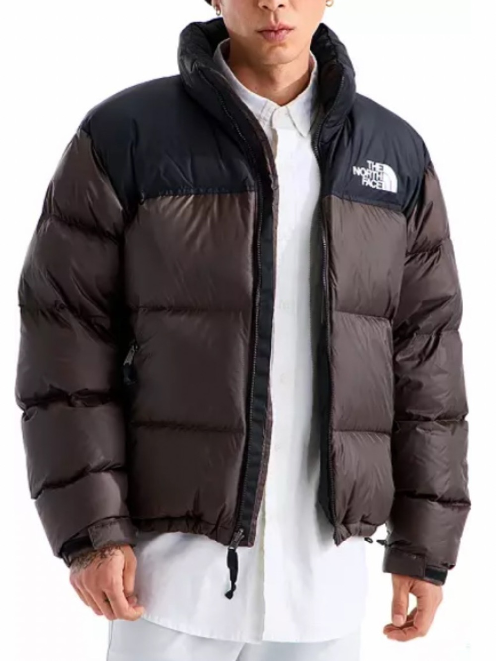 The North Face 1996 Retro Nuptse 700 Down Jacket Dark Chestnut Black XL